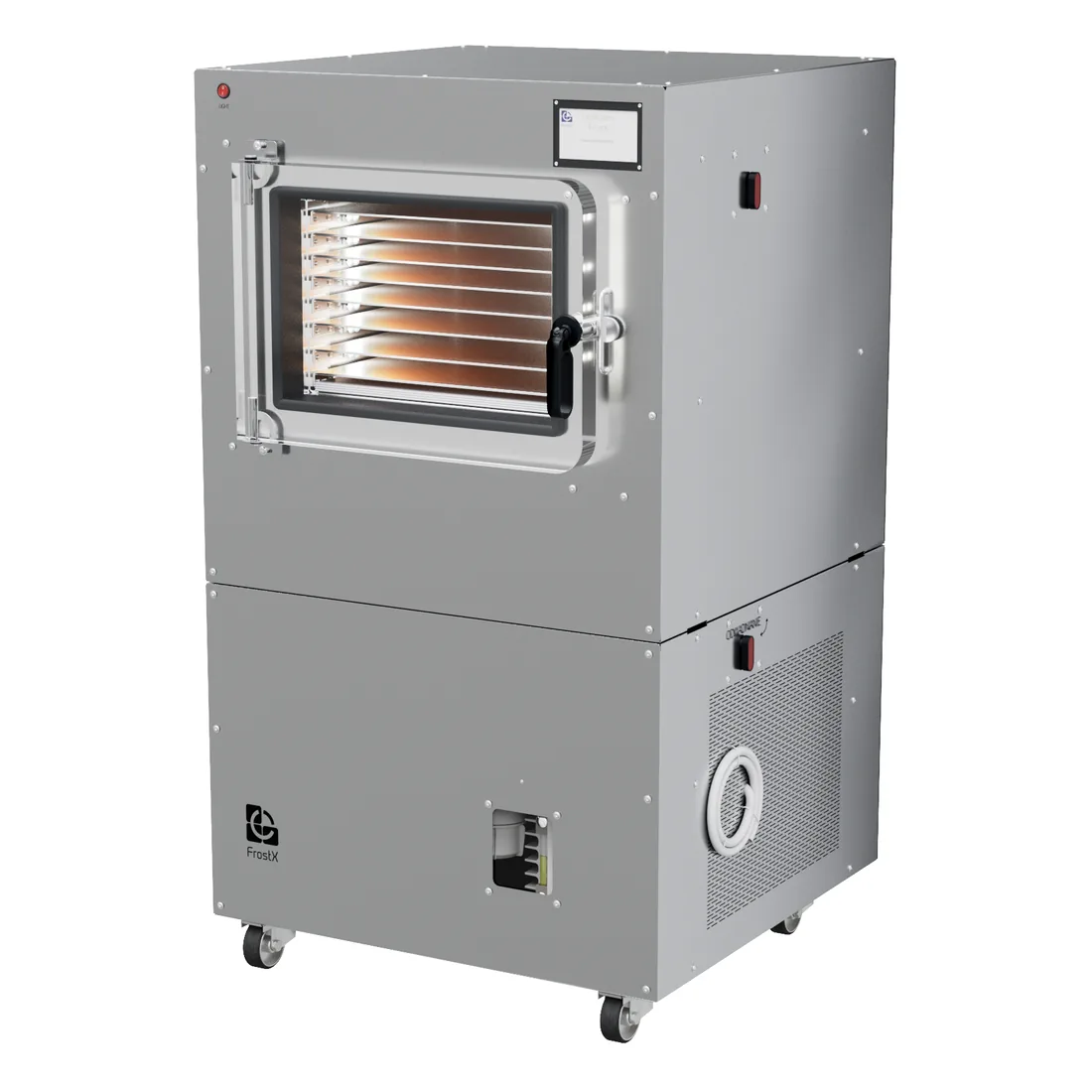 FrostX 15 — Liofilizador comercial ligero, Acero inoxidable