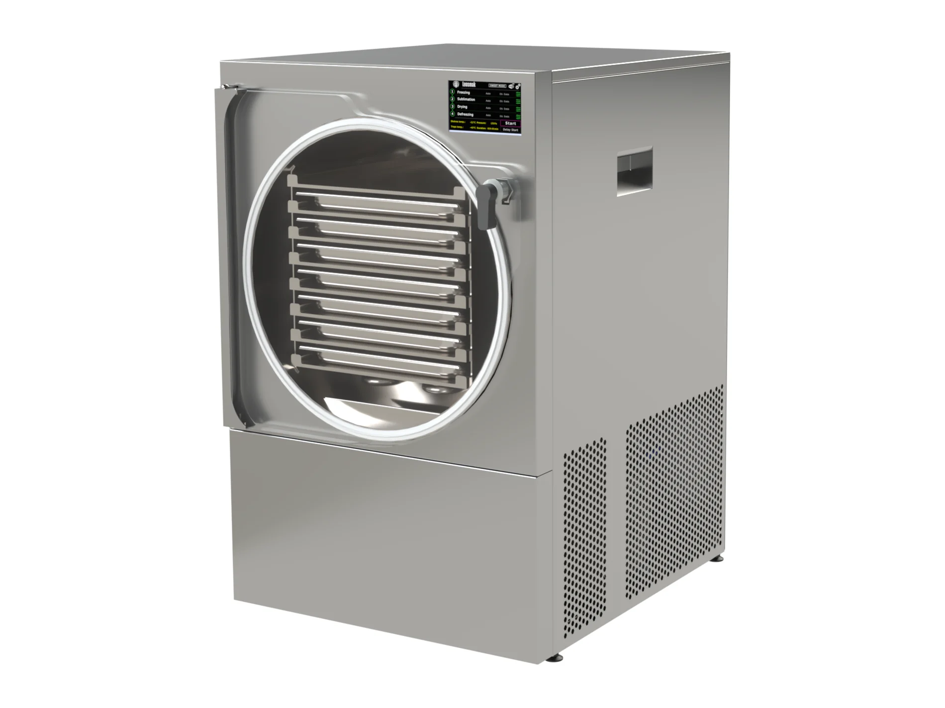 LEO-004L — Liofilizador compacto, Acero inoxidable