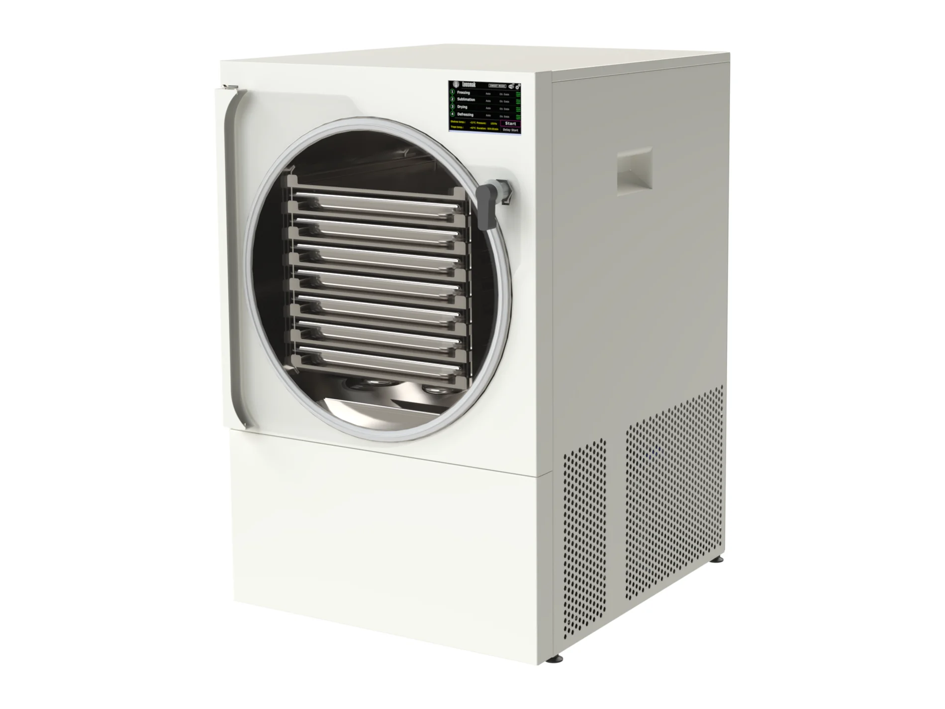 LEO-004L — Liofilizador compacto, Blanco (Traffic White)