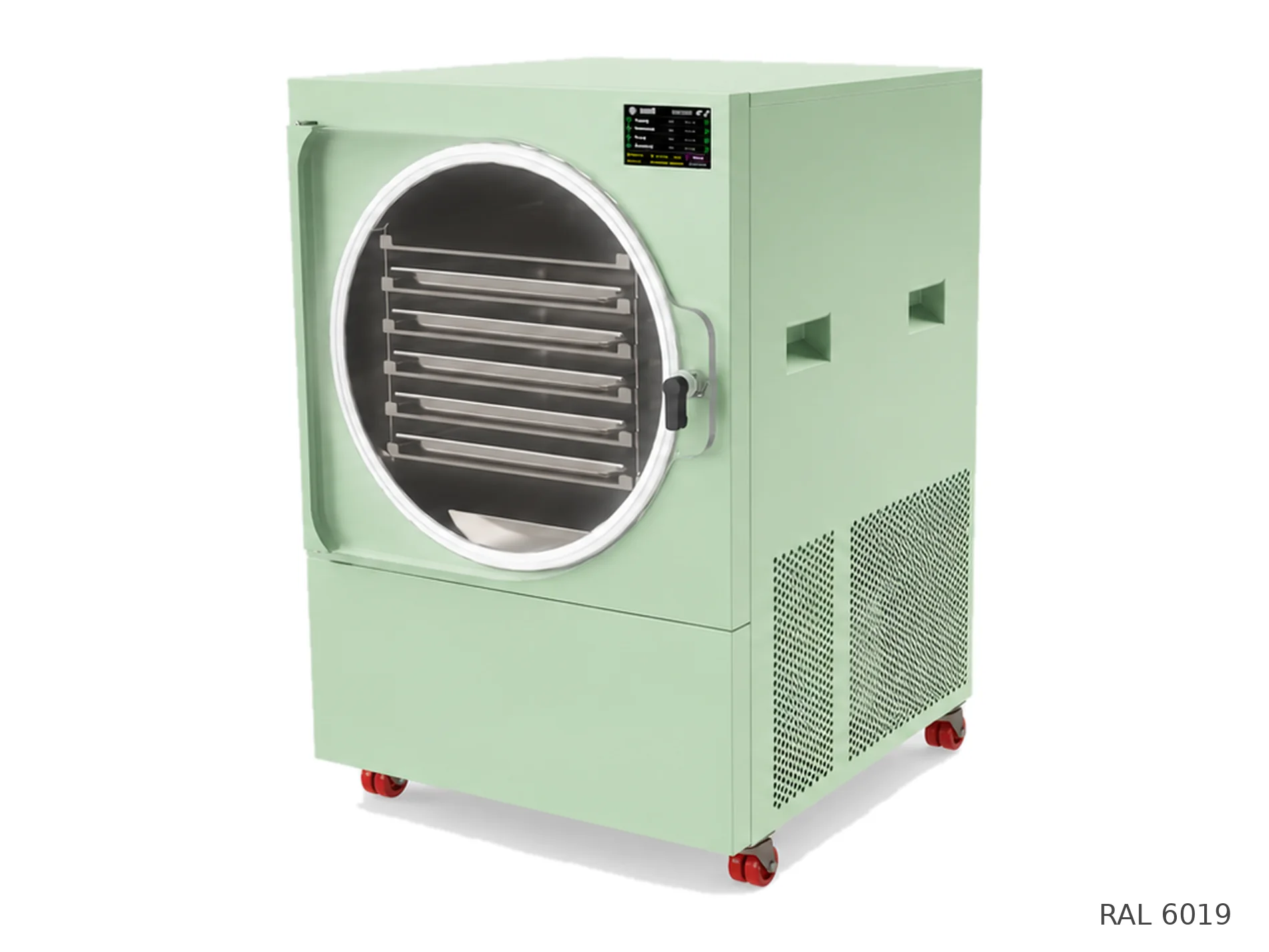 LEO-007 freeze dryer — RAL 6019 finish