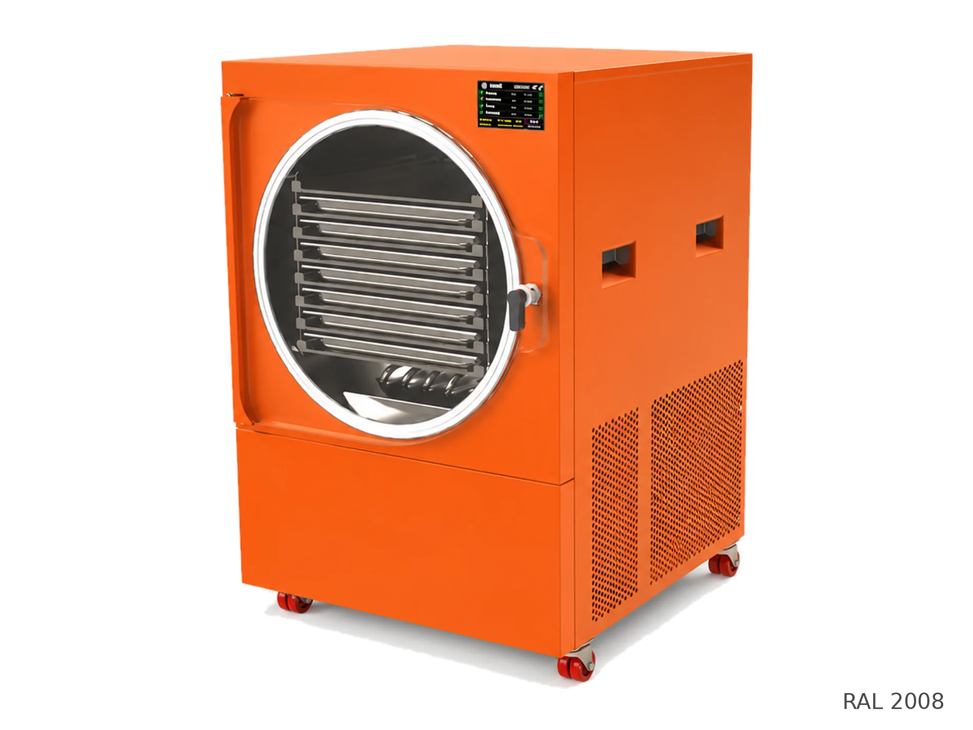 LEO-007L freeze dryer — RAL 2008 finish