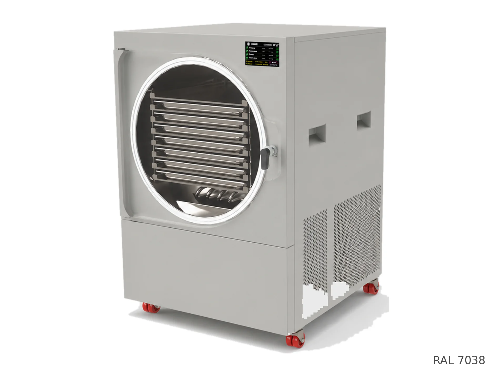LEO-007L freeze dryer — RAL 7038 finish